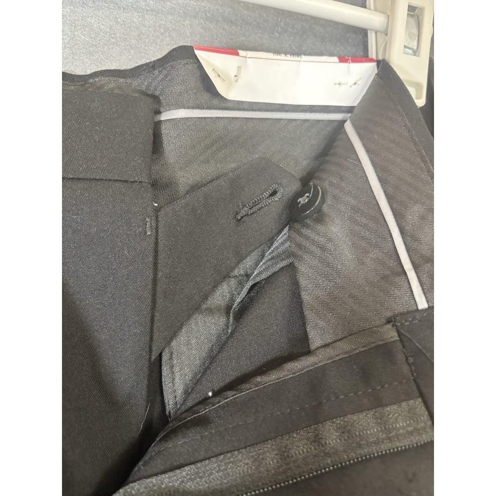 Calvin Klein Jerome Dress Pants Mens 36x30 Black Slim Stretch Work - Picture 4 of 16